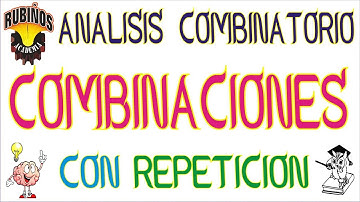 Análisis Combinatorio - Las Combinaciones con Repetición - Deducción de la Fórmula