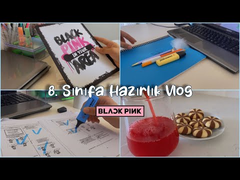 8. Sınıfa Hazırlık Vlog #3 | Oralet 🧡 / Yeni Nesil / Blackpink’li Tablo 💗✨ - Sütlü Kahve ☕️