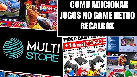 Como adicionar Jogos Roms no Game Retro Recalbox