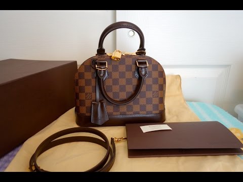 LOUIS VUITTON ALMA BB UNBOXING - Including Shoulder Strap Hack! - October  2021 