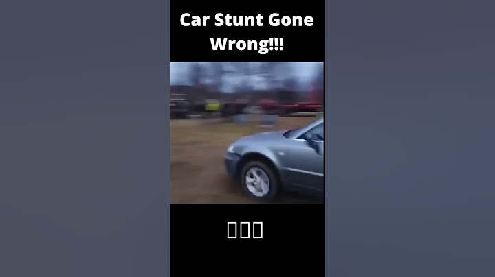 Car Stunt Gone Wrong!!! 🤣🤣🤣