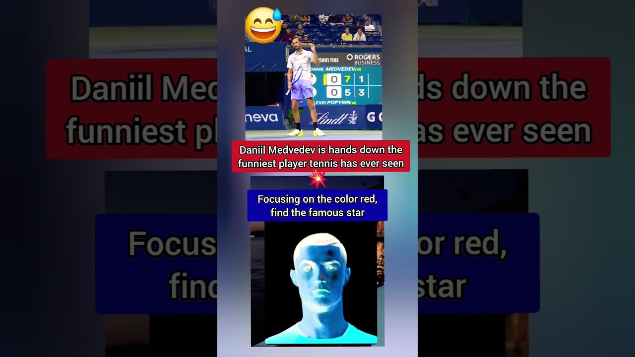 Daniil Medvedev is hands down the funniest player tennis has ever seen 🎾 #shorts