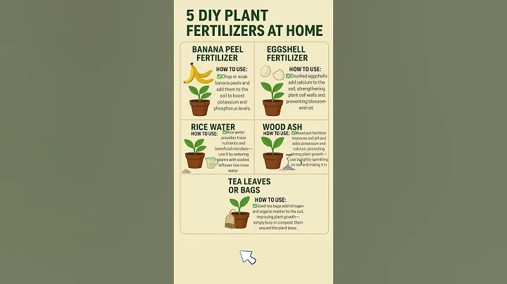 5 DIY Plant Fertilizer at Home #plants #garden #gardening #plantcare #fertilizer #fertilizertips thumbnail