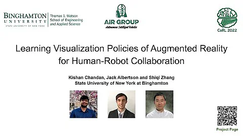 Learning Visualization Policies of Augmented Reality for Human-Robot Collaboration