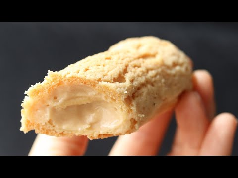 Video: Eclairs Krem karamel Me Krem gjalpë