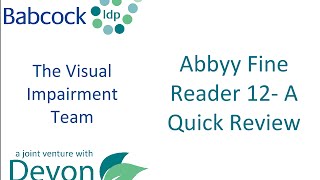 Abbyy Fine Reader OCR Software- Overview