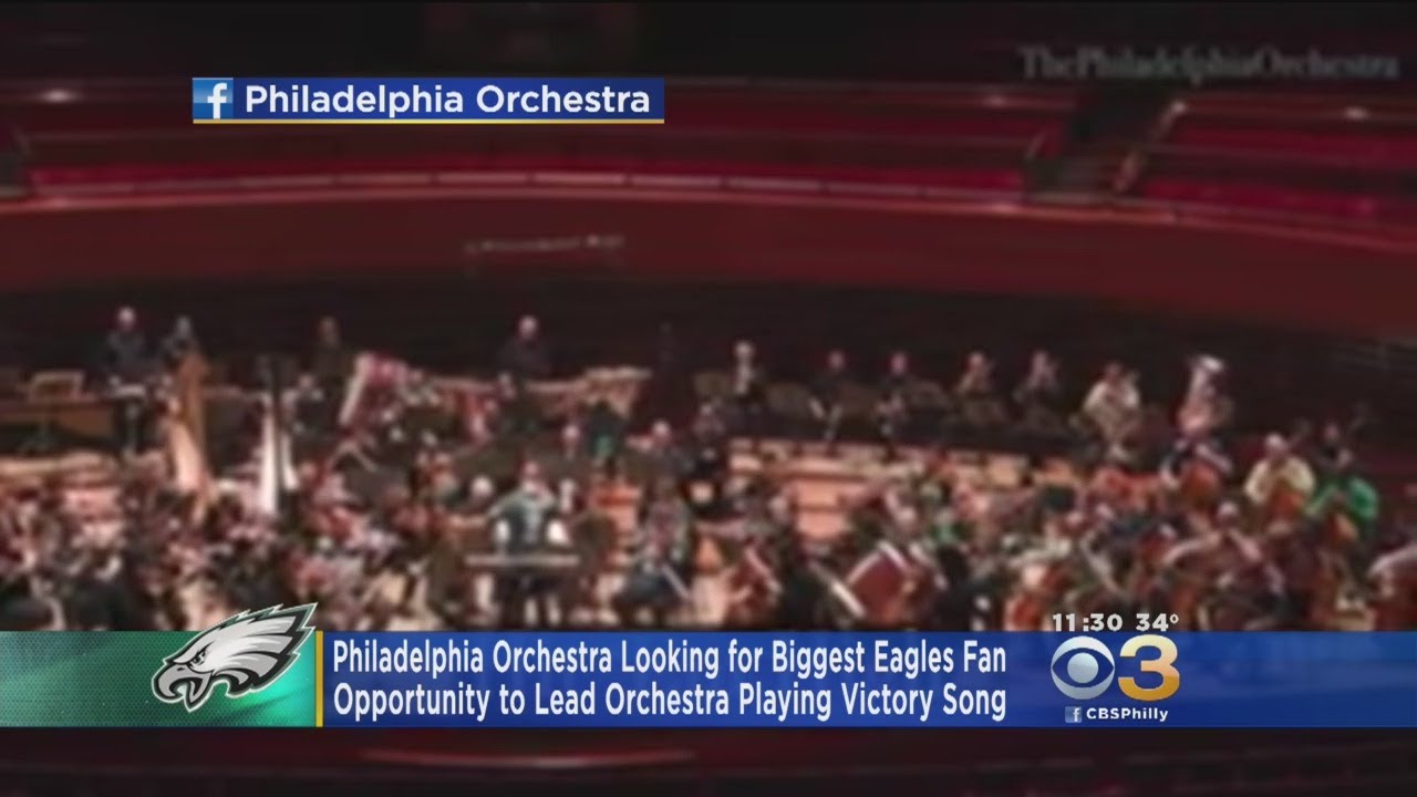 Philadelphia Orchestra Searching For The Biggest Eagles Fan YouTube