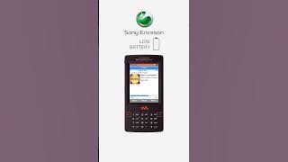 SONY ERICSSON LOW BATTERY
