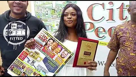 Toyosi Adesanya appreciates City People for the award given to her
