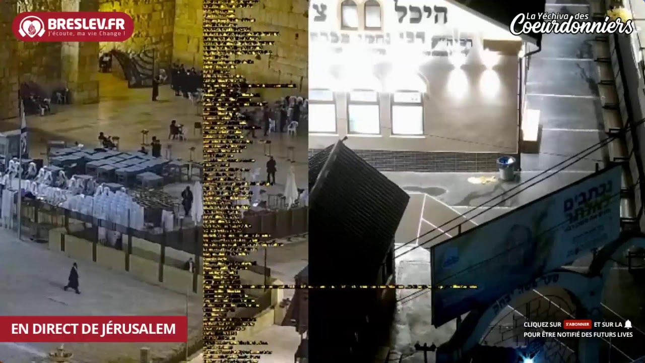 LIVE Tikoun Haclali - 3 HECHVAN - Breslev - Ouman -