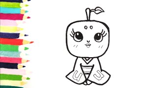 アンパンマンイラスト 描けたらうれしい ゆず姫の絵の描き方 How To Draw Anpanman Youtube