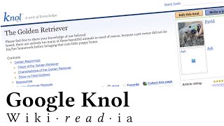 Google Knol - Wikireadia