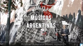 Murales de Buenos Aires: Músicos (Cerati, Spinetta, Pappo, Charly... )