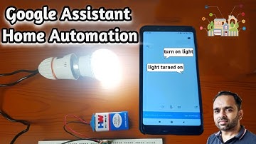Home Automation Using Google Assistant | Adafruit | IFTTT | NodeMCU