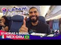 Viajando 10 horas en avin a brasil  latam airlines 767300  mxico  sao paulo