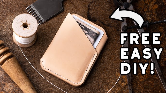Make a leather wrap wallet (FREE PATTERN) - Step by Step Instructions - YouTube make-a-leather-wrap-wallet-free-pattern-step-by-step-instructions-youtube