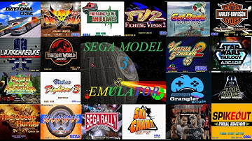 Sega Model 3 Emulator Full Rom Set 4K Read Discription + Gameplay.
