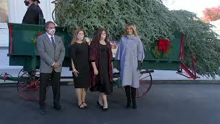 LOOK AT THAT: Melania Trump Welcomes 2020 White House Christmas Tree