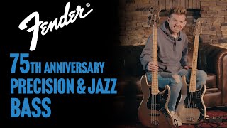Fender 75th Anniversary Precision & Jazz Bass Overview