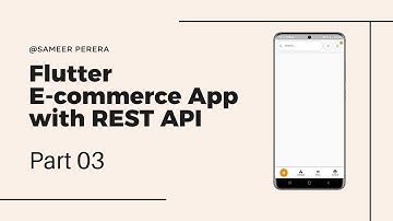 Flutter E-commerce App With REST API - Part 03 - Home Header/Search Field Design