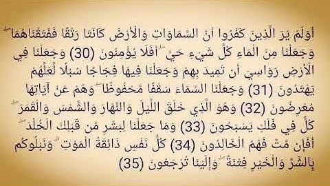 Surat AL Anbiyaa.. Shaykh Samir Dabliz ما تيسّر من سورة الأنبياء - الشيخ سمير دبليز