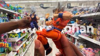 Gohan vs. Ultra Instinct Goku The Ultimate Toy Battle in Public!