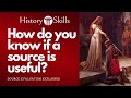 Evaluating the Usefulness of Historical Sources