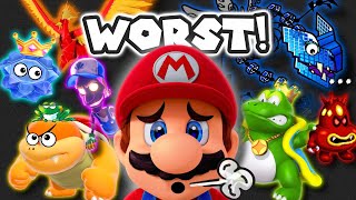 The WORST Boss Battle In Every Mario Game EVER! [52 Games!]