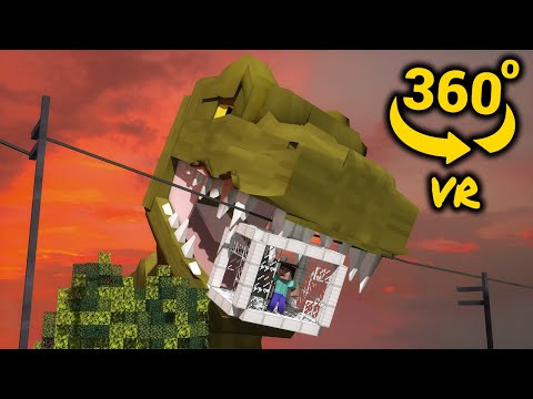 360° Video || Jurassic World – Minecraft VR