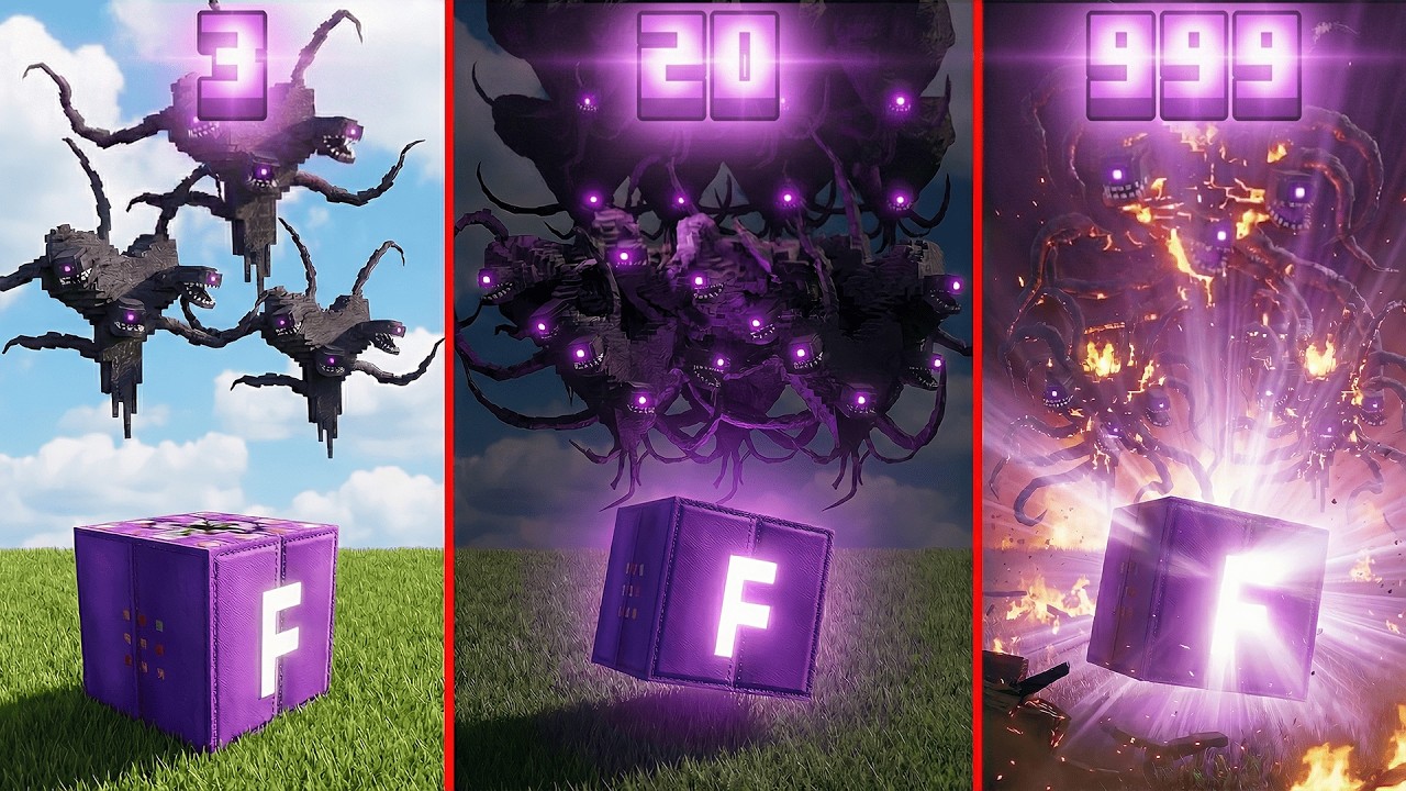 999 WITHER STORMS vs One Formidi Bomb