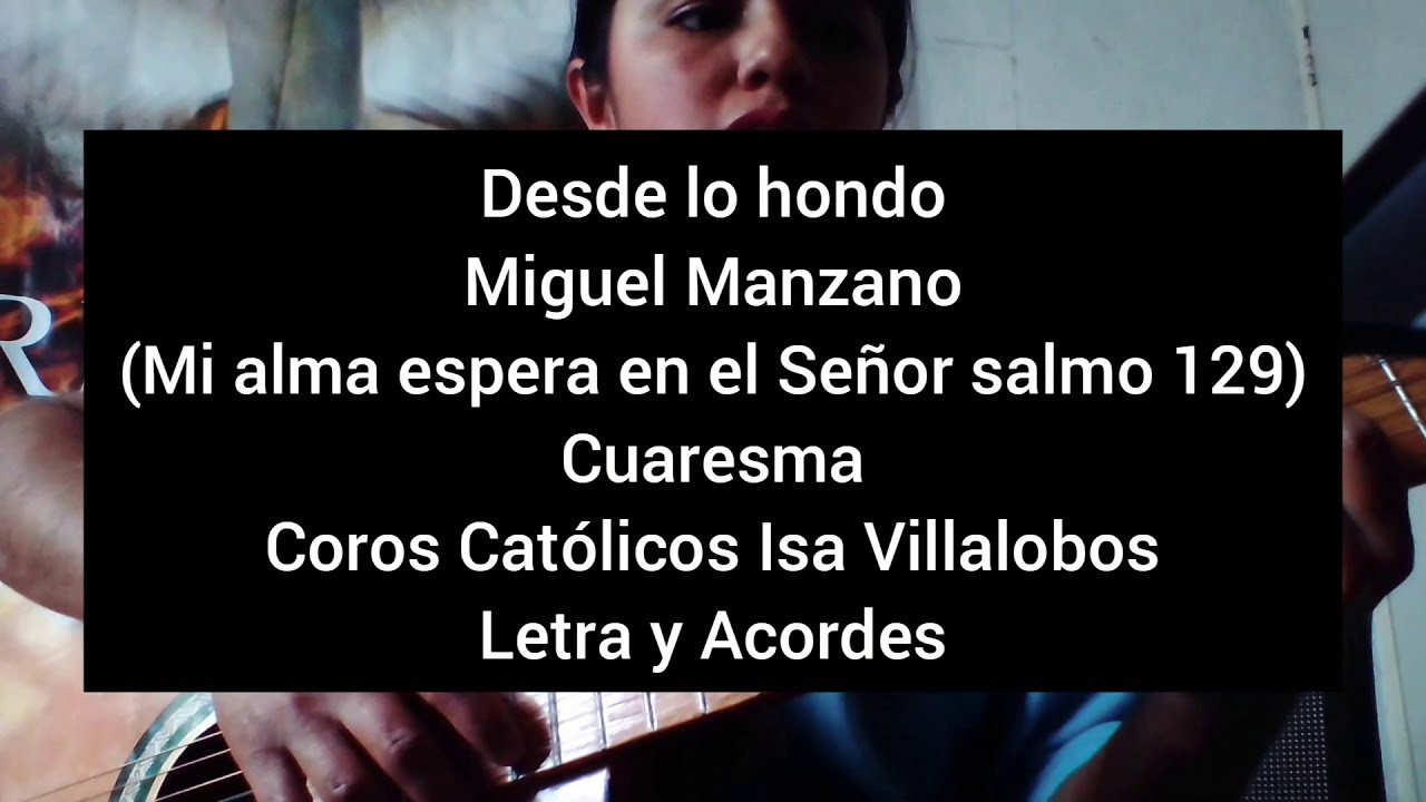 Mi #alma espera en el Señor. #Letra, y #acordes de #guitarra en la