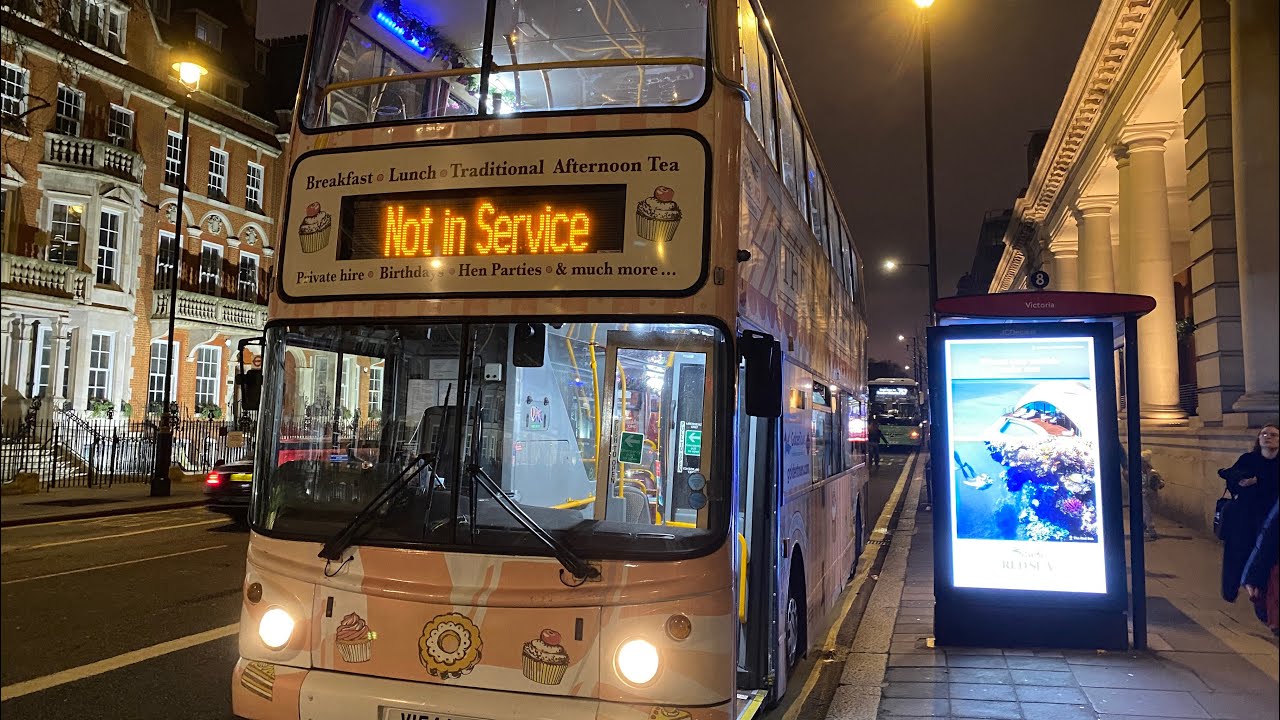 ALX400 Trident (Ex-17154) V154 MEV Golden Tours Tea Bus￼ Journey: Marylebone to Hanger Lane via A40