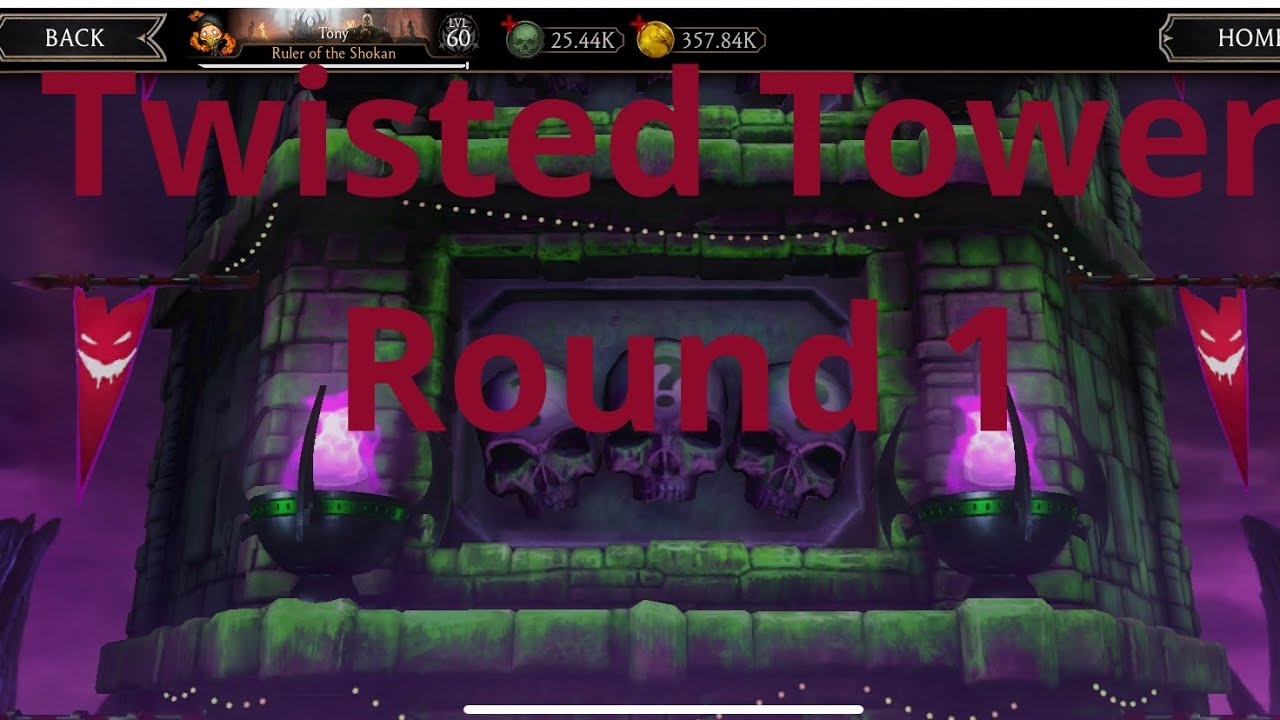 Mortal kombat mobile boss battle 150, 170 twisted tower with gold character cards update 3.7