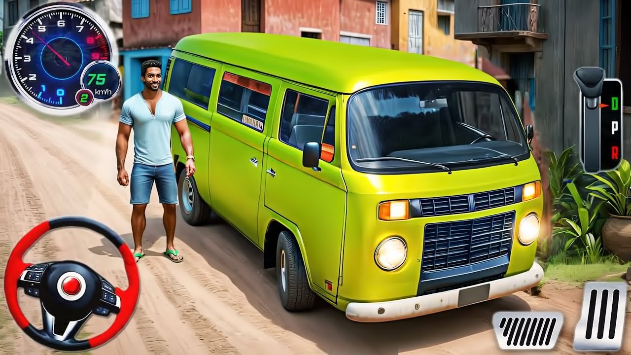 Van Simulator Brazil Van Games | Android GamePlay