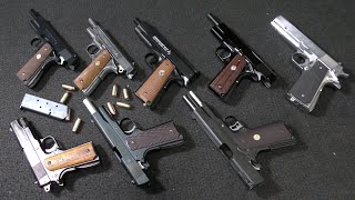 【雑談】コルトガバメント（コンバットコマンダー含）のトイガンを眺めつつ、クラウンモデルのスライドストップ・エアコキガバ（注文済）の到着を待ち詫びる動画（笑）