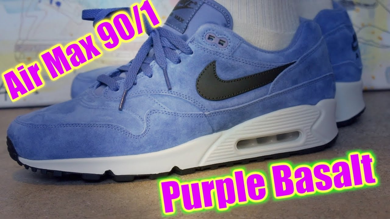 Air Max 90/1 Purple Basalt (ON FOOT 