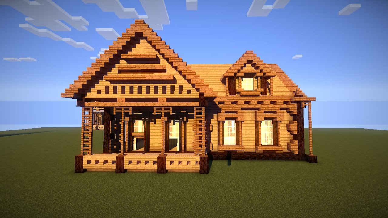 Minecraft Como Fazer uma Casa de Campo 2 YouTube