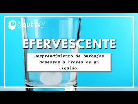 Video: ¿Cuándo se observa la efervescencia?