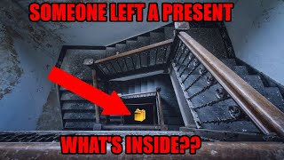 Found Abandoned Present Hidden Inside Abandoned House! What&#39;s Inside This Unopened Mystery Present??