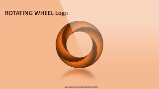 10.Design beautiful ROTATING WHEEL Logo|PowerPoint Presentation|Graphic Design|Free Template