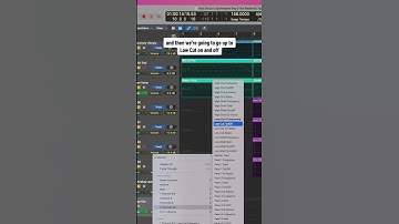 Thumbnail of How To Creat A Sweeping EQ Filter In Logic Pro X #musicproduction #logicprox