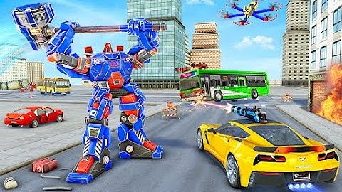 Tank Robot Car Transform Game - Android GamePlay | walk through a Game