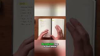 Bullet Journal Minimalista: ¡Máxima Productividad Fácil! #shorts