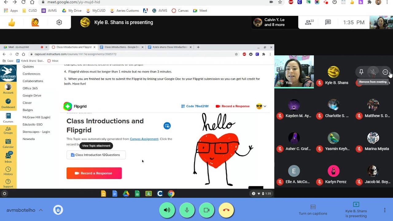 Flipgrid Class Class Introductions Flipgrid Instructions - YouTube