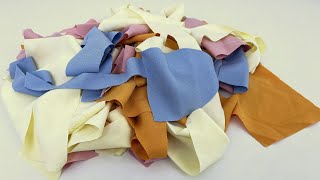 Great sewing idea from leftover fabric. Patchwork for beginners.