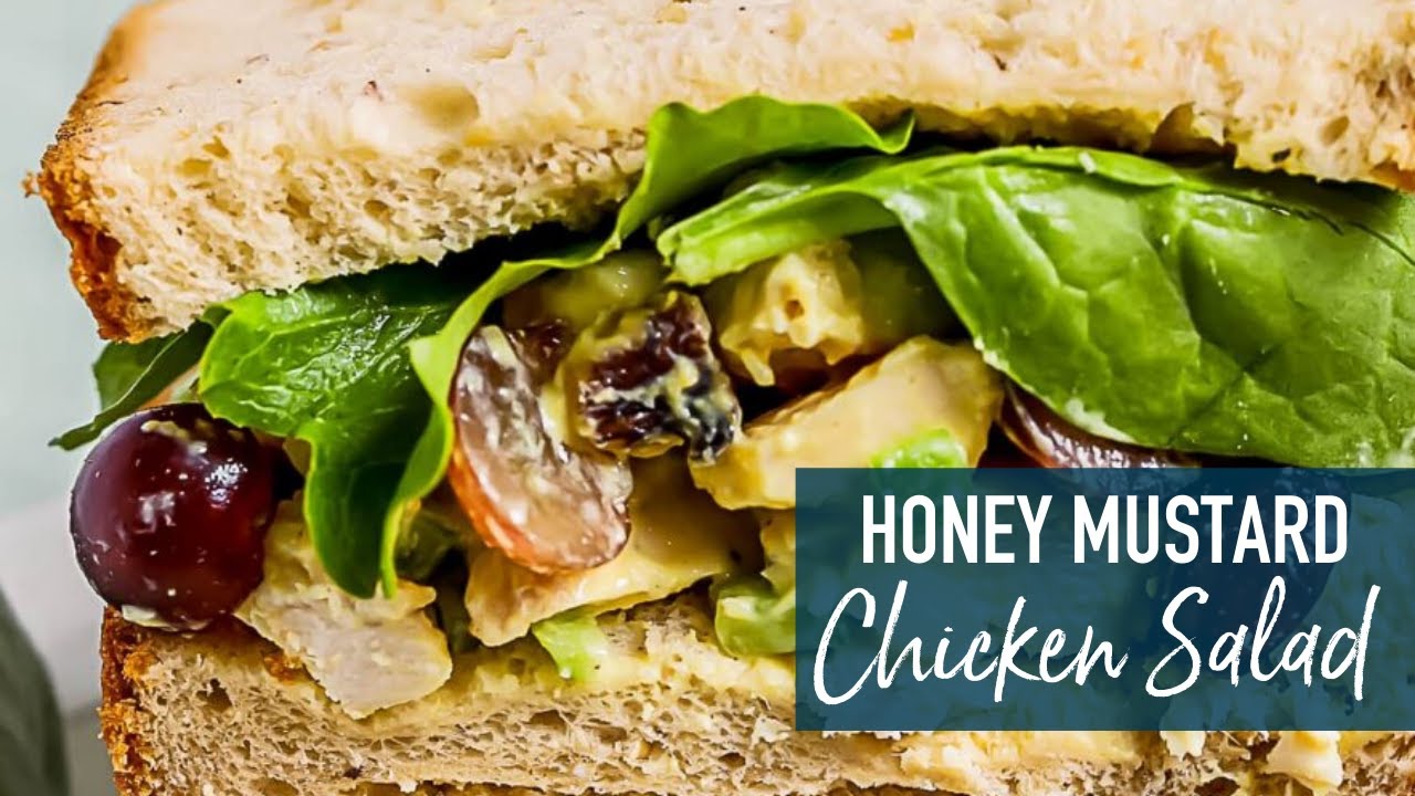 Creamy Honey Mustard Chicken Salad! YouTube
