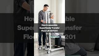 SuperHandy Transfer Floor Lift GUT201 Assembly Video