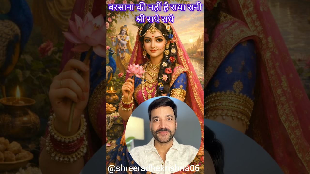 बरसाना की नहीं है राधा रानी राधे-राधे बोलने वाले आइए जानते हैं कि राधा रानी कहां की रहने वाली हैं