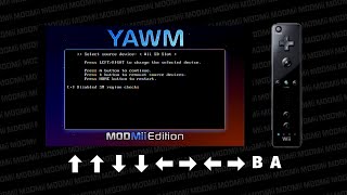 Install Wads Using Yawm Modmii Edition And The Konami Code
