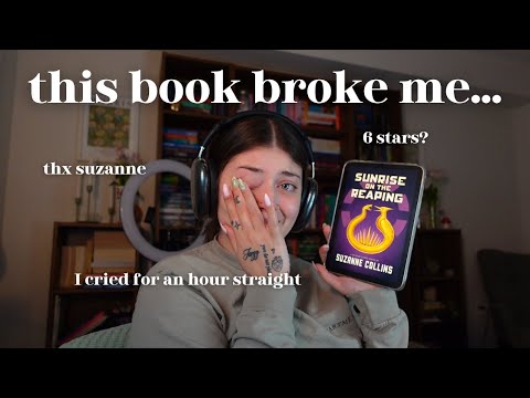 I wasn’t ready for this… 😭 | sunrise on the reaping *spoiler free* reading vlog💔✨